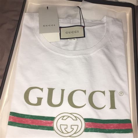 kids fake gucci shirt|authentic gucci tag.